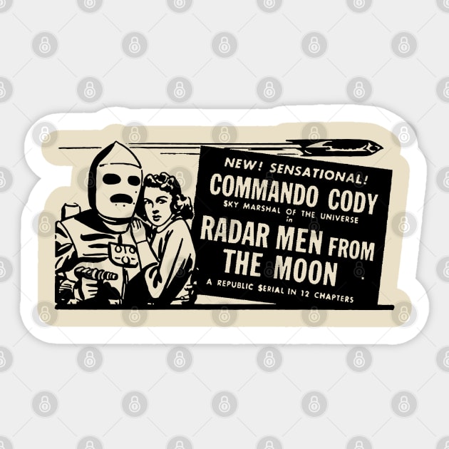 Radar Men From the Moon Sticker by TheUnseenPeril